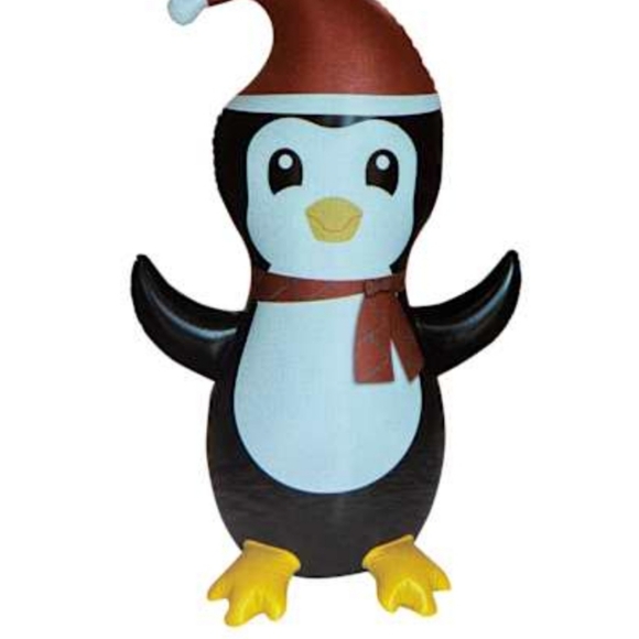 Inflatable Penguin Christmas Decor - Picture 2 of 3